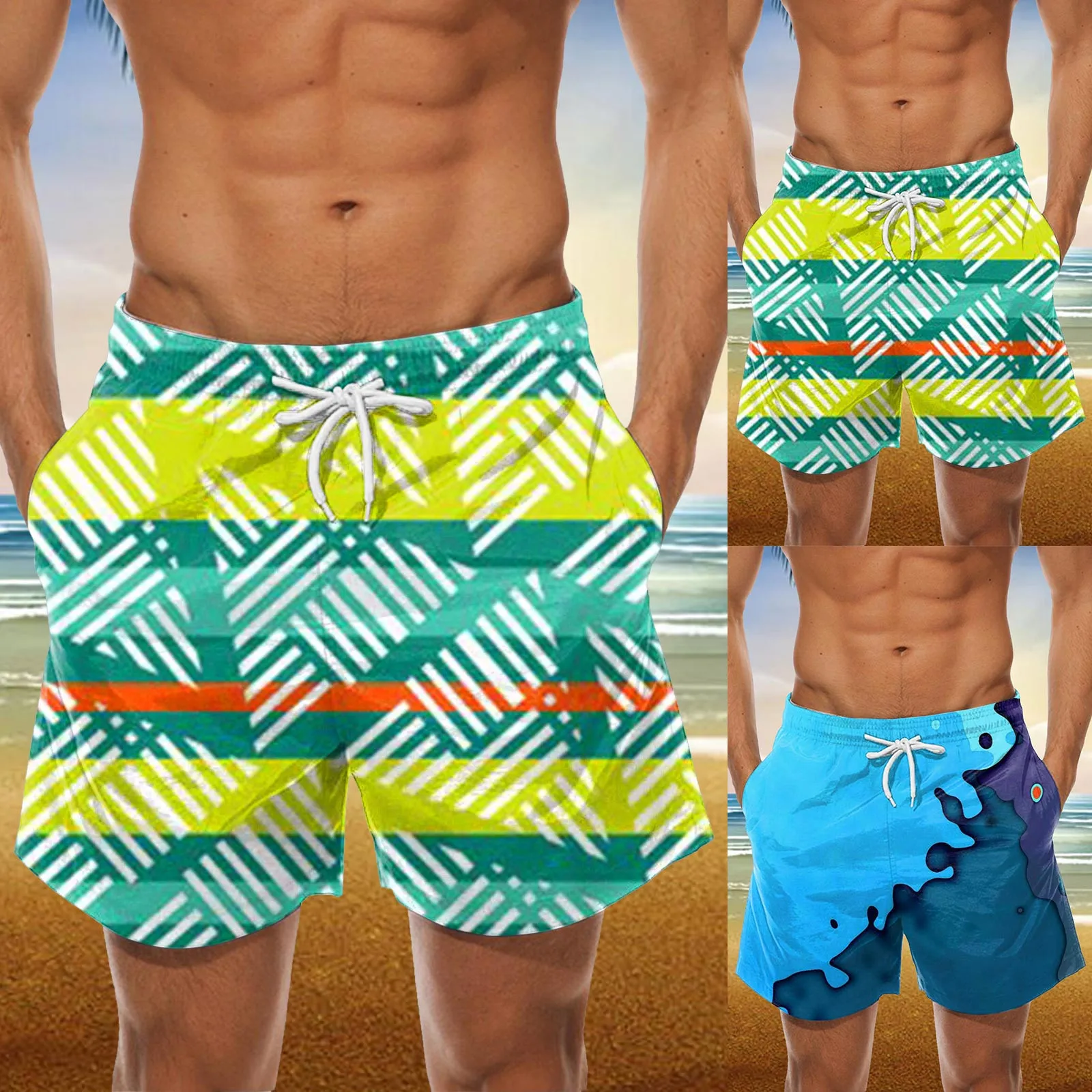 Men's Swim Trunks Cool Swim Trunks for Men Flag Board Shorts Men Mens Short Swimming Trunks Short Men Swim Board Shorts Swim Men