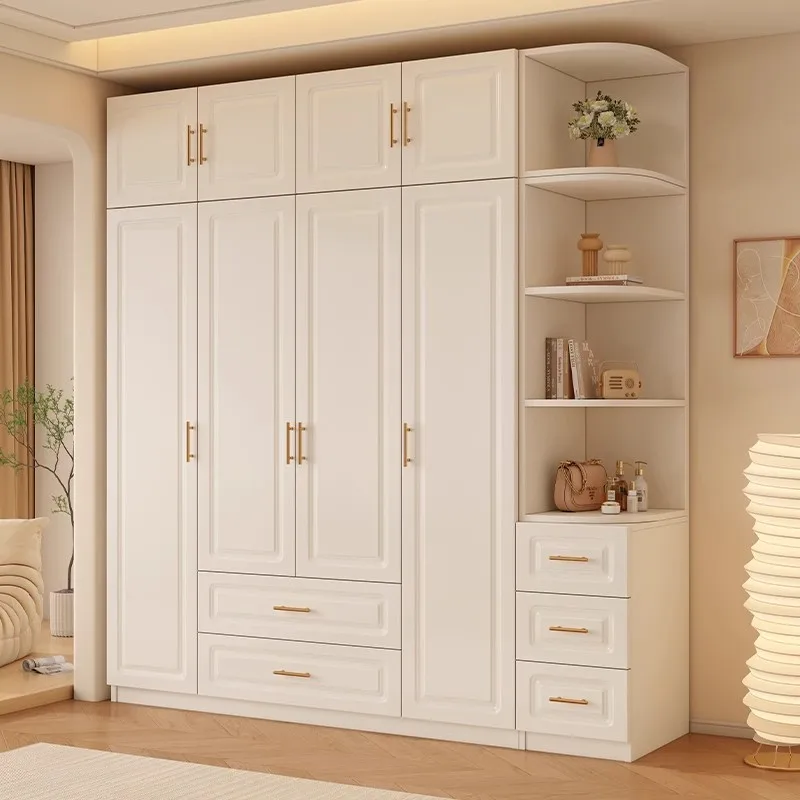 

For Solid Wood European Wardrobe Storage Drawer Kids Clothing Wardrobe Home Organization Armario Armable De Ropa Salon Furniture