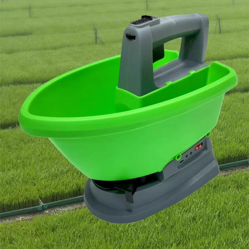 Handheld Electric Seeder for Soybean Corn Peanut – Multi-Function with Snow Salt Fertilizer Insecticide Spreader