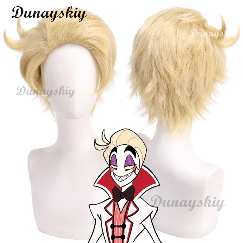 Hazbin Cosplay Hotel Dust Angel Cosplay Lilith Wig Niffty Angel Emily Wig Women Men Halloween Cosplay Wig Charlie