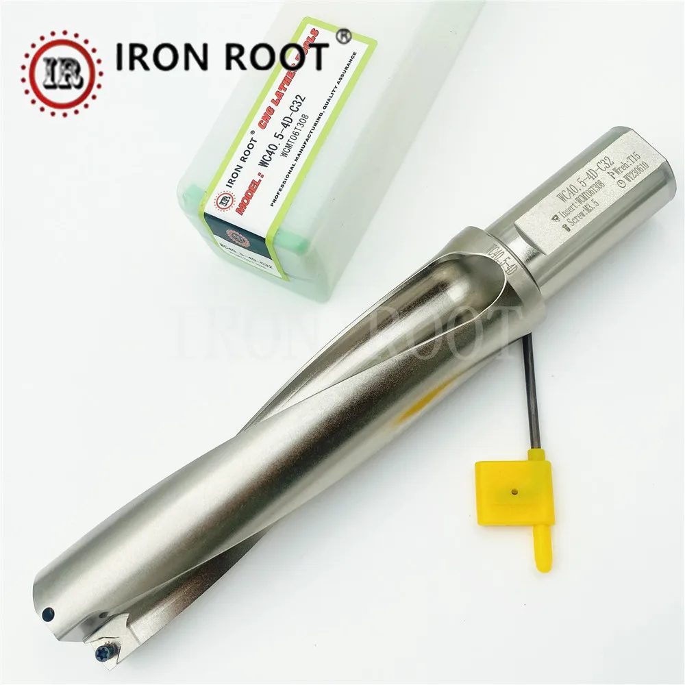 IRON ROOT Fast drilling,Indexable Drilling WC-4D40.5-C32 WC06,WC-45-C32 WC06 Deep Hole Drilling,CNC Turning Tools For WCMX06T308