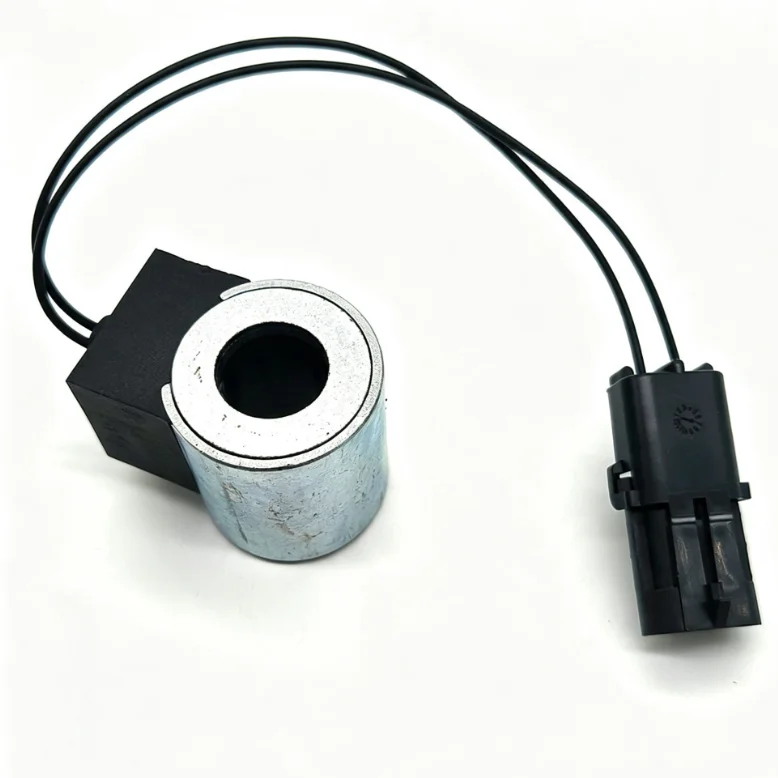 For Yuchai 65 230-8 Compatible 75 For pilot Safety Lock Travel Valve Solenoid Coil for Excavator 12V 24V System