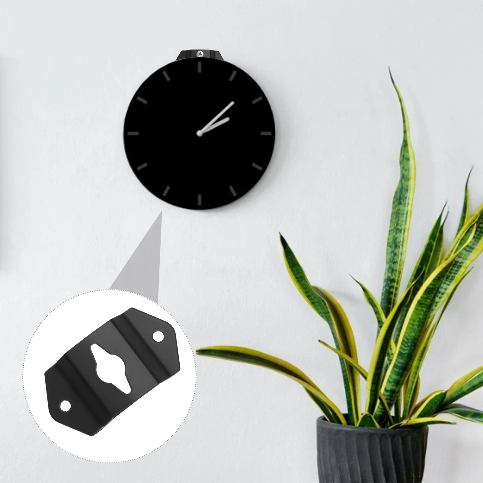 

20Pcs Iron Speaker Wall Holder Robust Keyhole Mount Bracket for Wall Mounted Audio Equipment and Decorative Panels