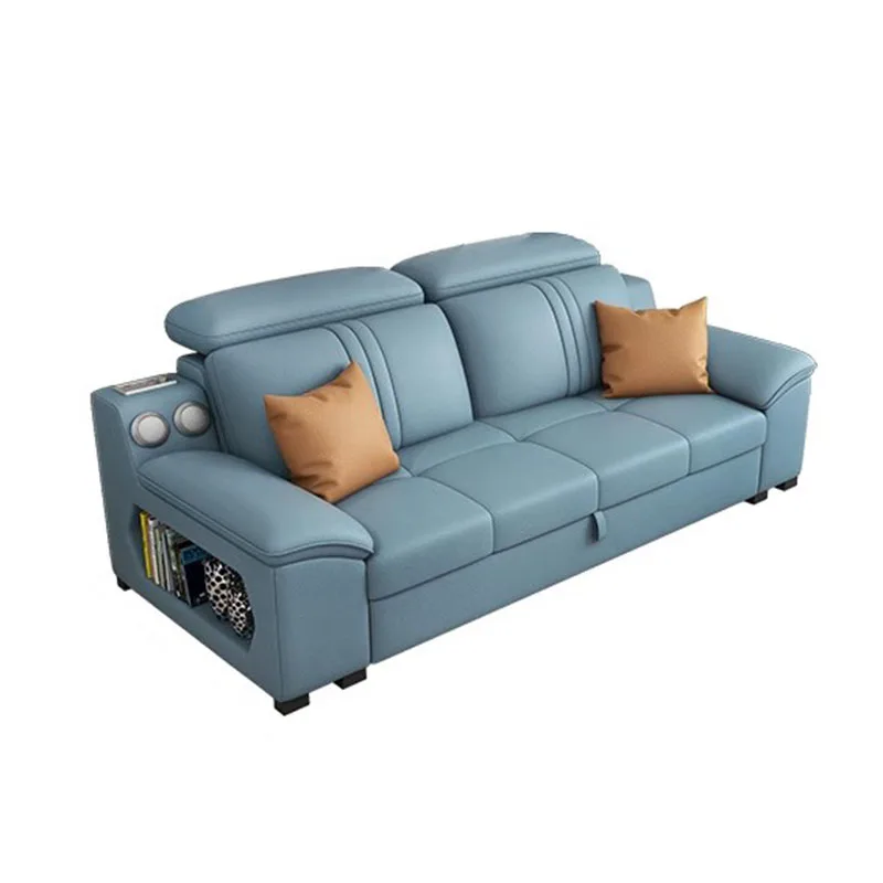 Regulowany podłokietnik Wielofunkcyjna sofa do przechowywania Living Relaxing Convertible Sofa Elegancki narożnik Sofy Do Salonu Meble domowe