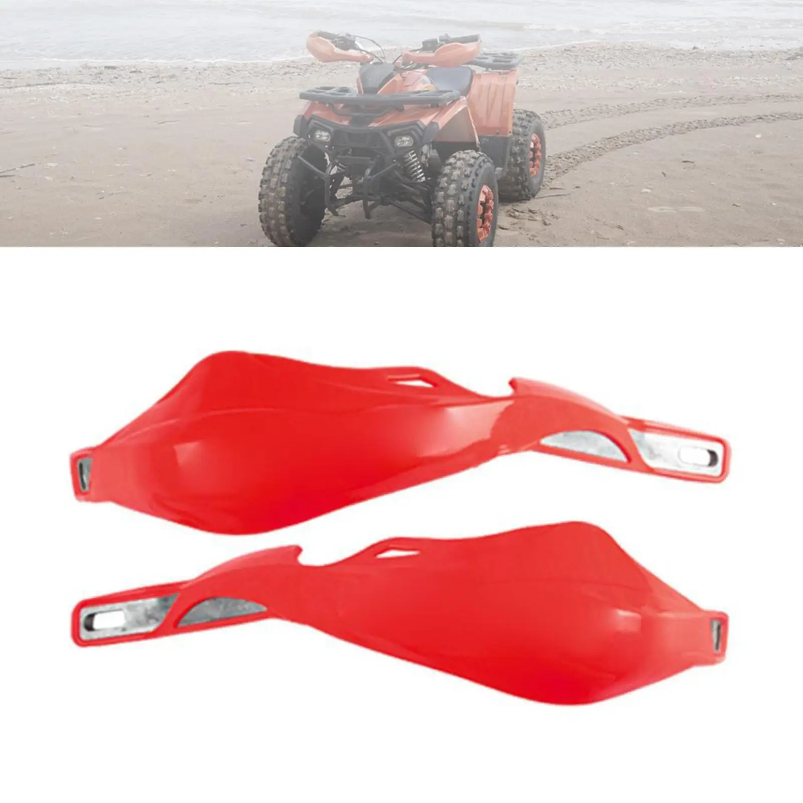 Generic دراجة نارية Handguards ل 22 مللي متر 28 مللي متر المقاود اكسسوارات الألومنيوم الحديثة استبدال يندبروف المقود حماية #4