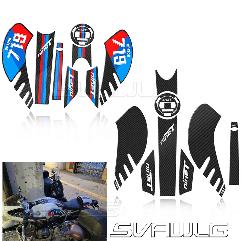 Motorrad Tank Pad Schutz Aufkleber Aufkleber Zubehör für R NINET