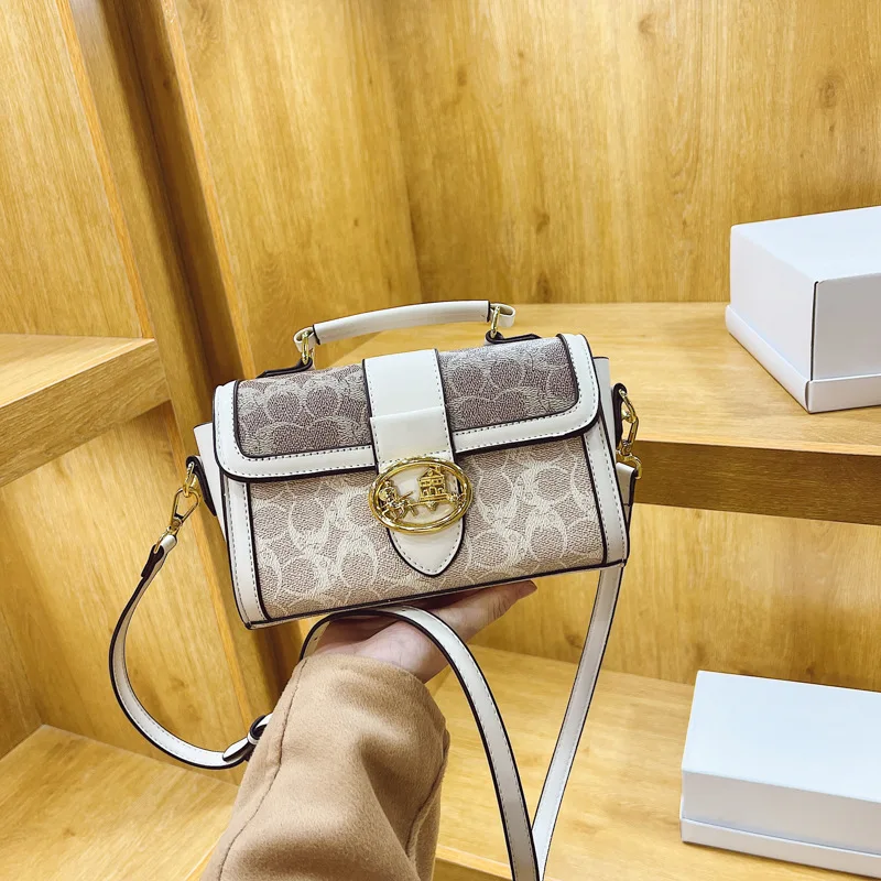 

Fashion Retro Women's Bags Retro Ladies Shoulder Bags Girls Crossbody European and American Style Hundred Women's Bags PU Materi