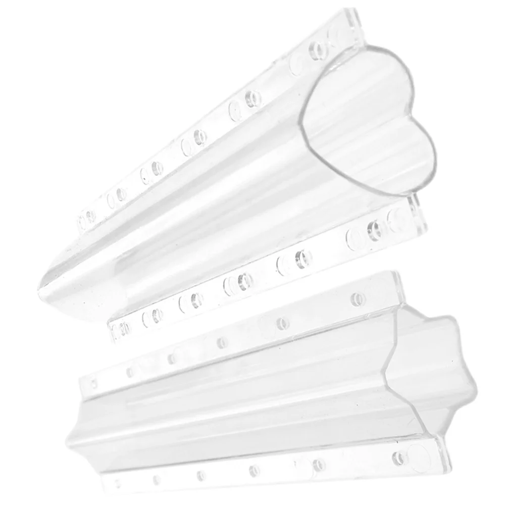 2 قطعة قوالب تشكيل الخضروات ملحقات نمو البلاستيك على شكل نجمة قلب قالب شفاف لزراعة الفواكه والخضروات #1