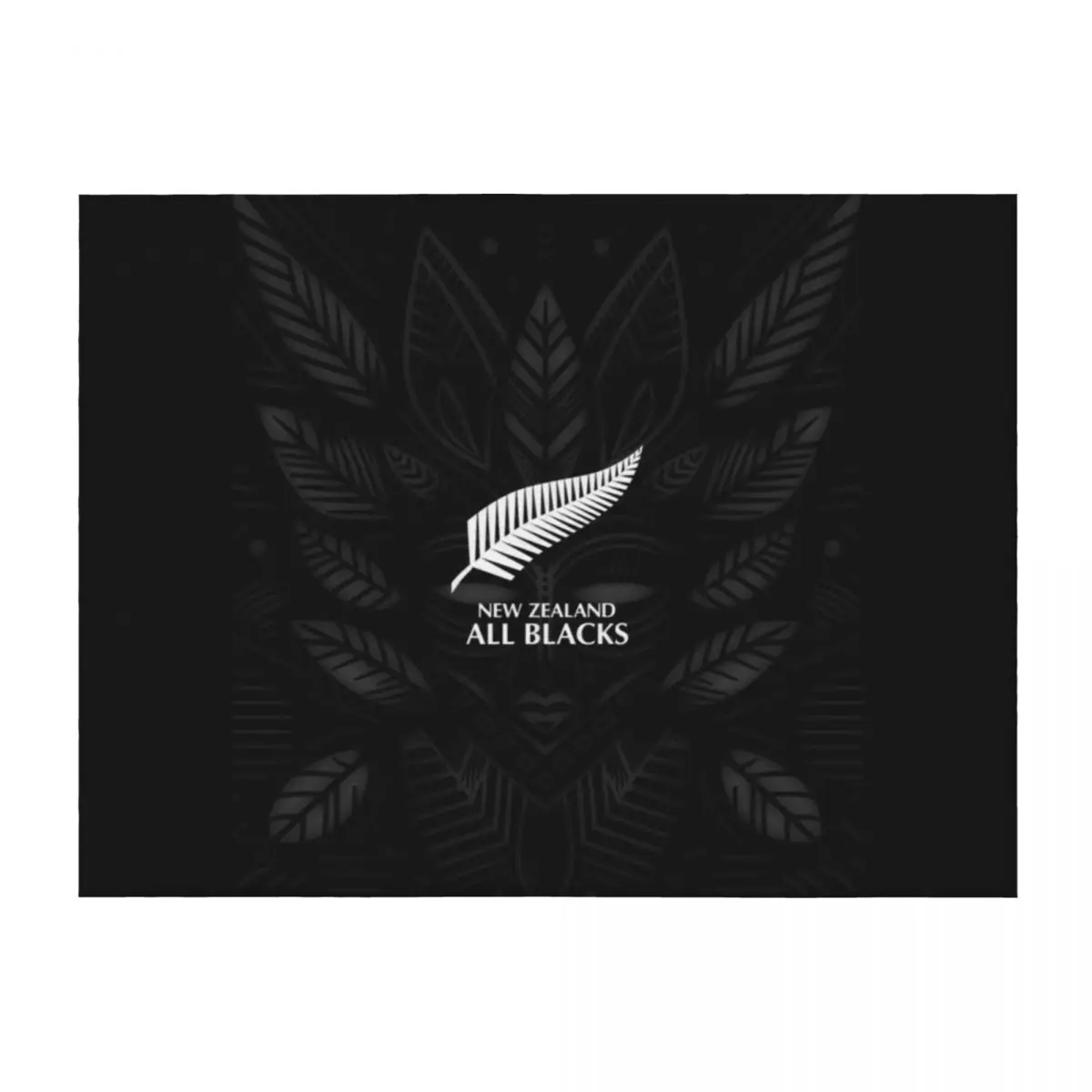 

New Zealand All Blacks Team Spirit Haka Throw Blanket Luxury Thicken Thins Quilt Beach Blankets