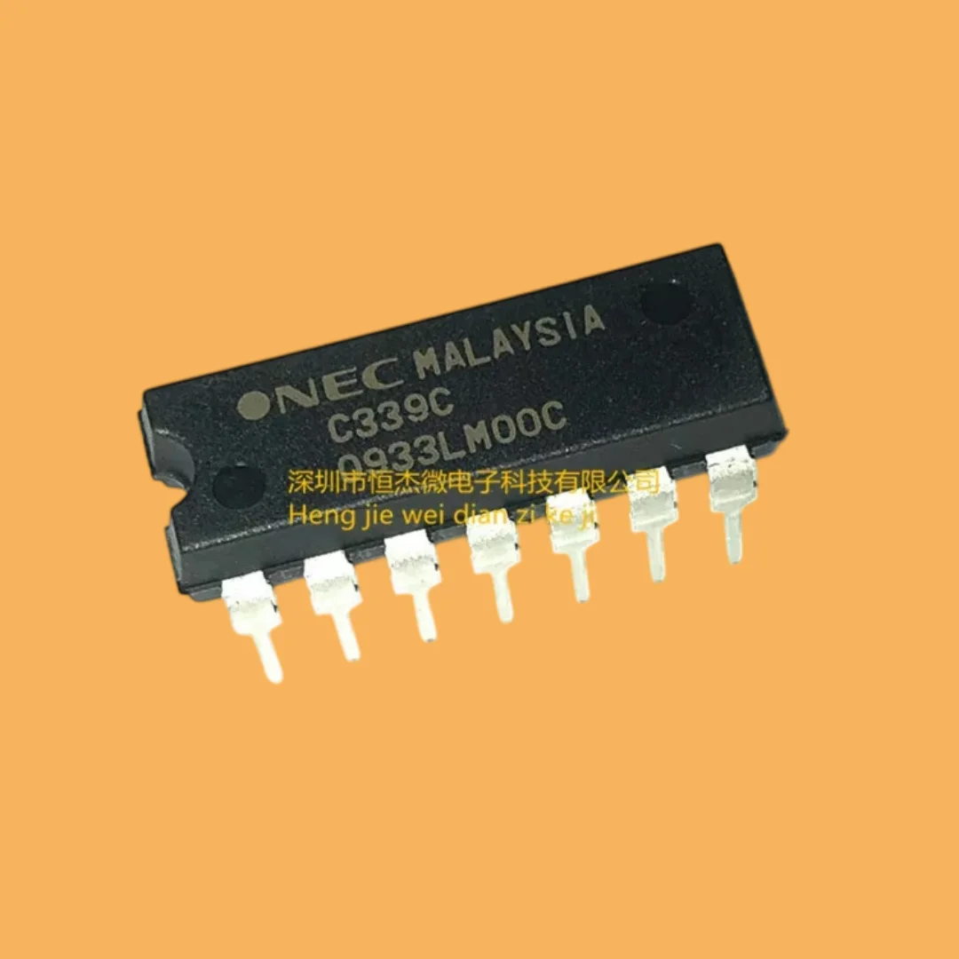 10pcs/new original UPC339C C339C in-line chip DIP-14 low power consumption 4 comparison of imported genuine products