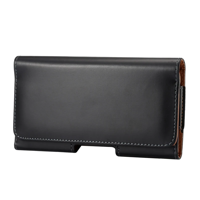 

Universal Glossy Leather Case Holster for 6.3-inch Smartphones