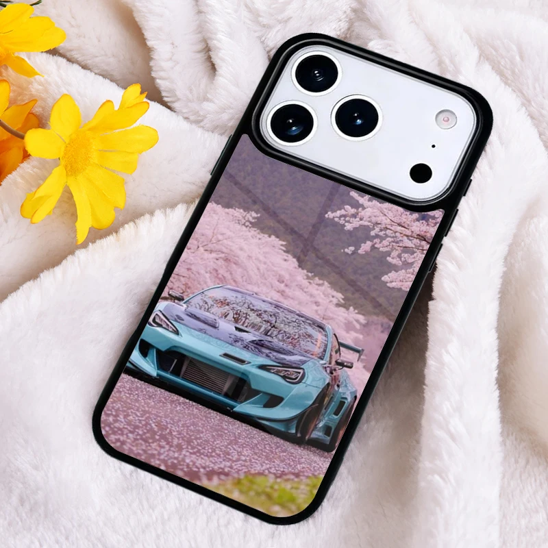 

Sports Car Drift soft Phone Case For iPhone 17 16 Pro Max 15 14 Pro 11 12 13 XR XS 6 7 8 Plus Shockproof Cover