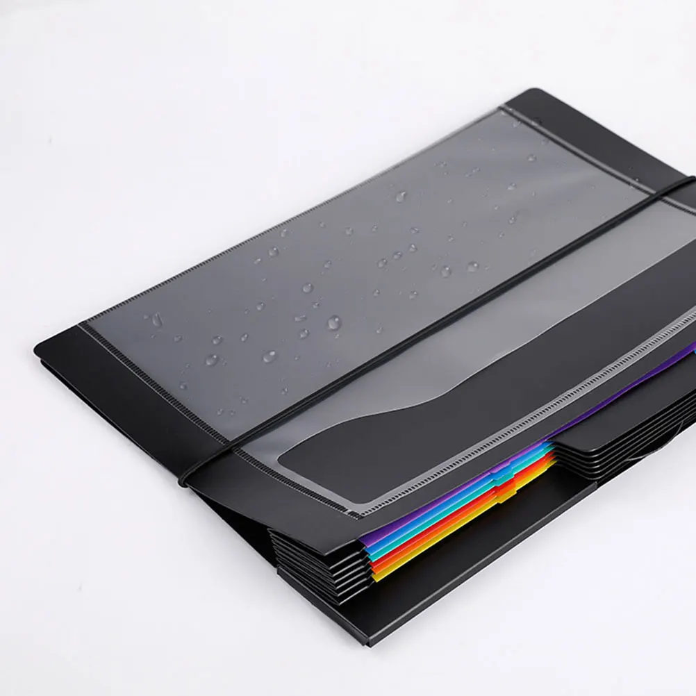 

Multi layer File Folder Documents ganizer able Wall Hanging H held Storage Container for Home Office School Travel Document