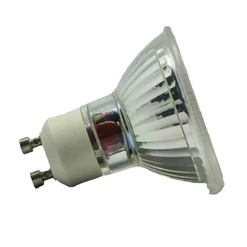 10pcs/lot 5w MR16 Spotlight Glass body AC/DC12V dimmable COB LED bulb warm white cold white
