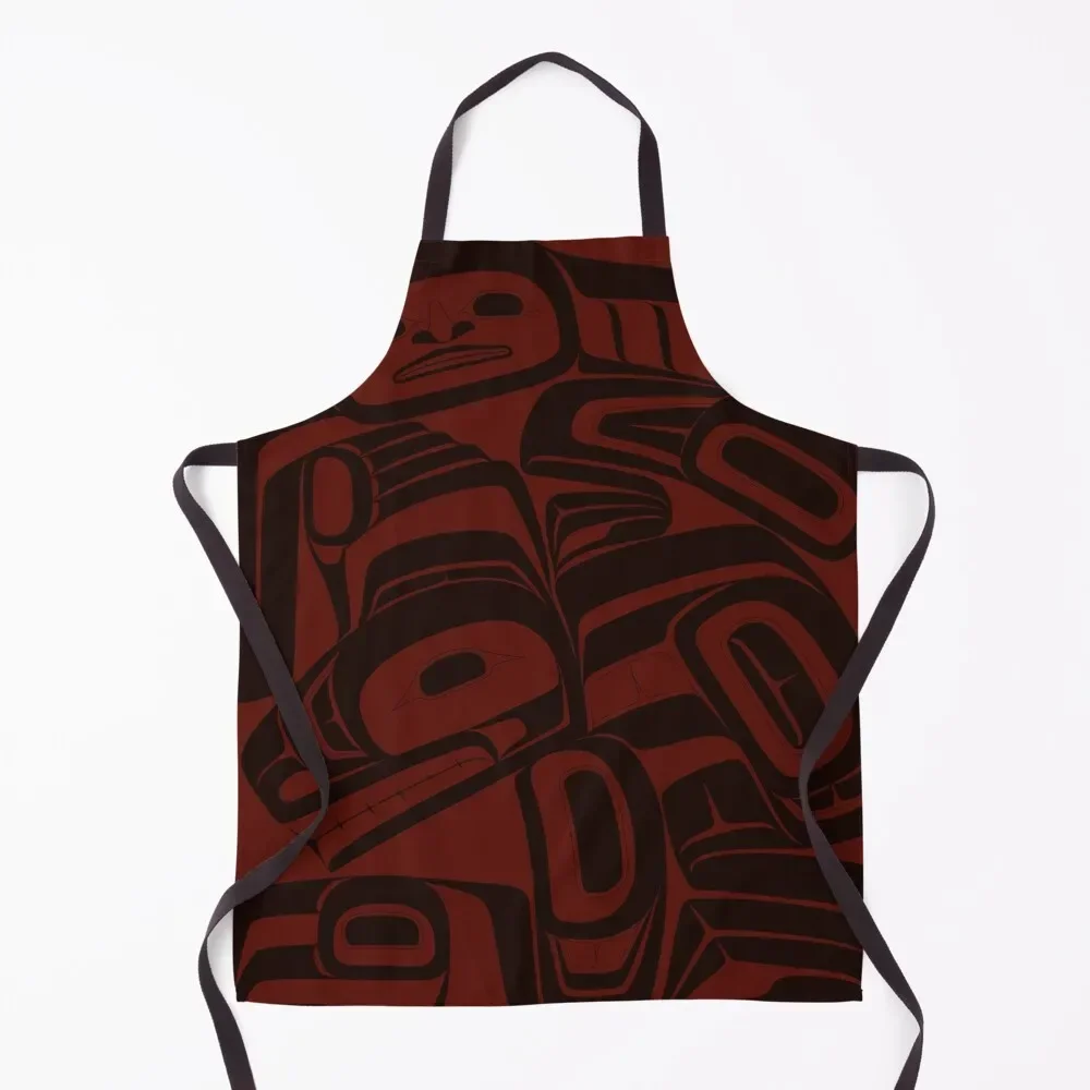 

Black and Red formline Apron Camping Kitchen New 2022 Year Kitchen Accessories 2022 Cute Kitchen Accessories Apron