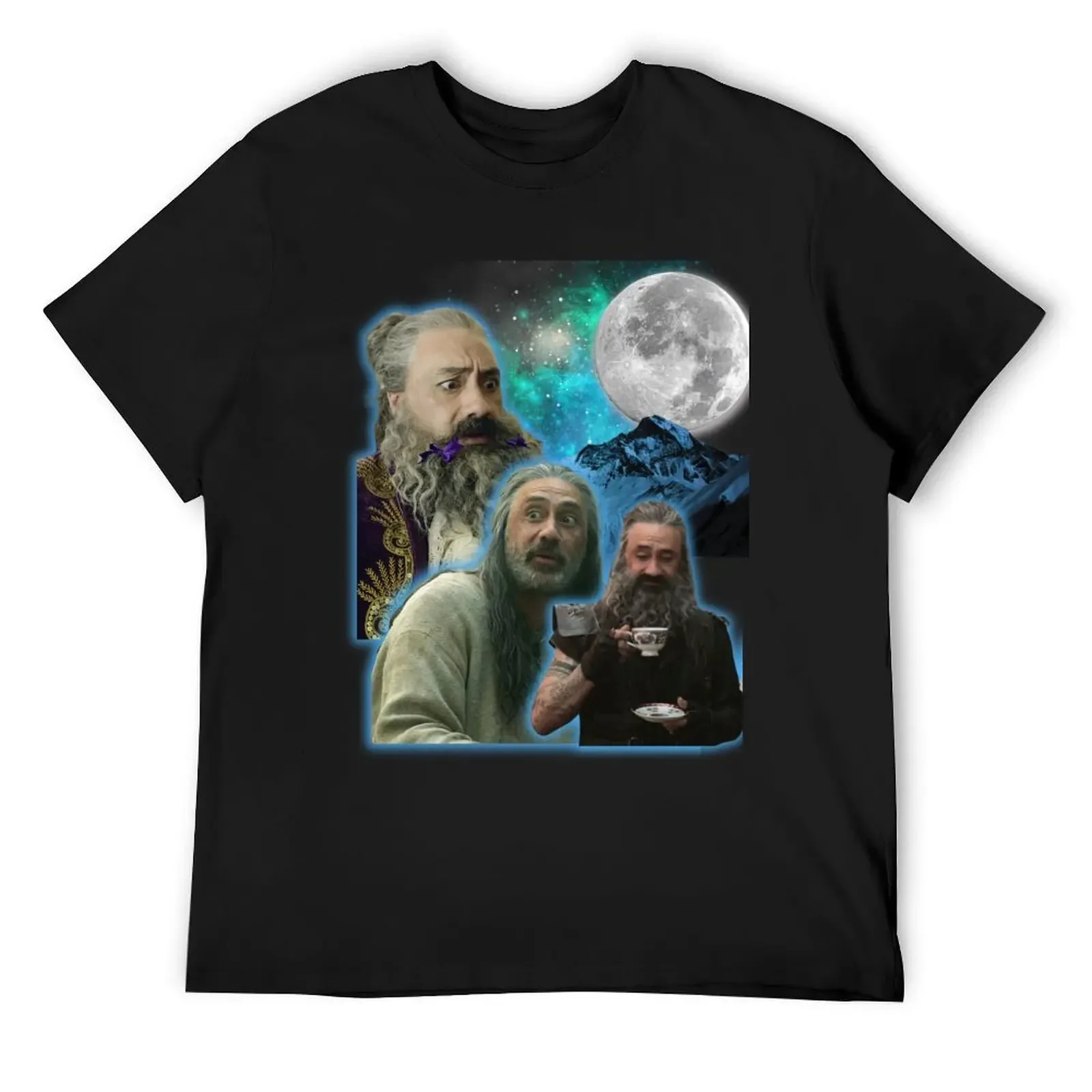 

Three Ed Moon T-Shirt customs vintage graphic tee oversized graphic tee luxury t-shirt designer t shirt men