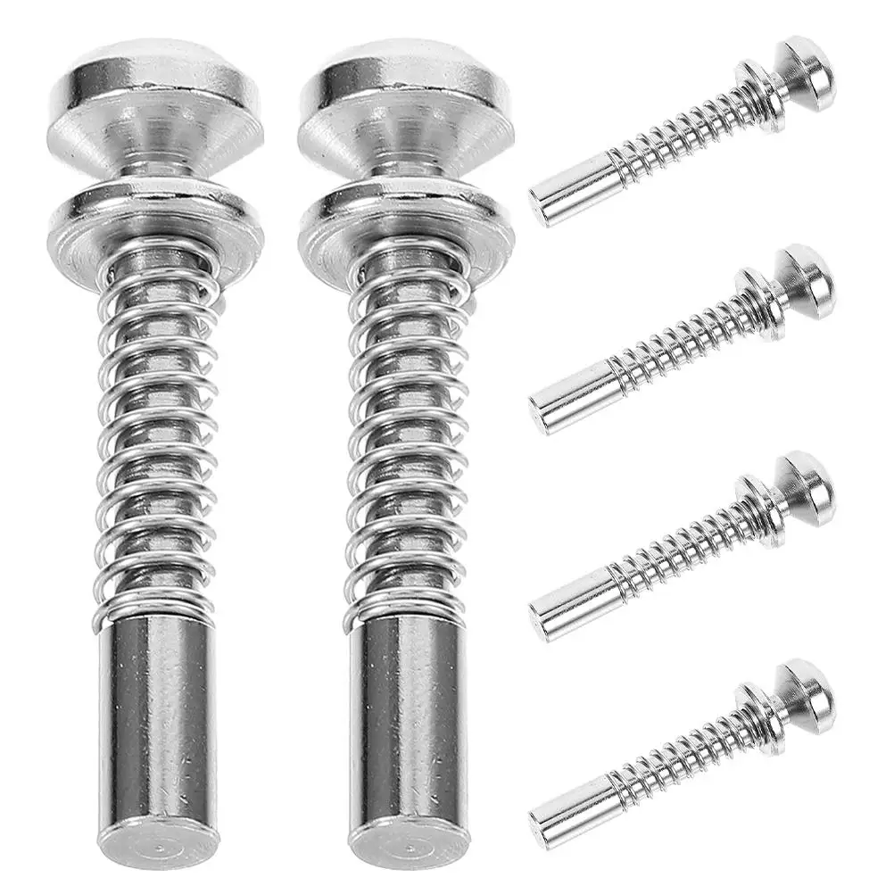 

6 Pcs Crib Baby Screen Plunger Latches Lifting Window Spring-loaded Metal Iron Replacement Repair Kit