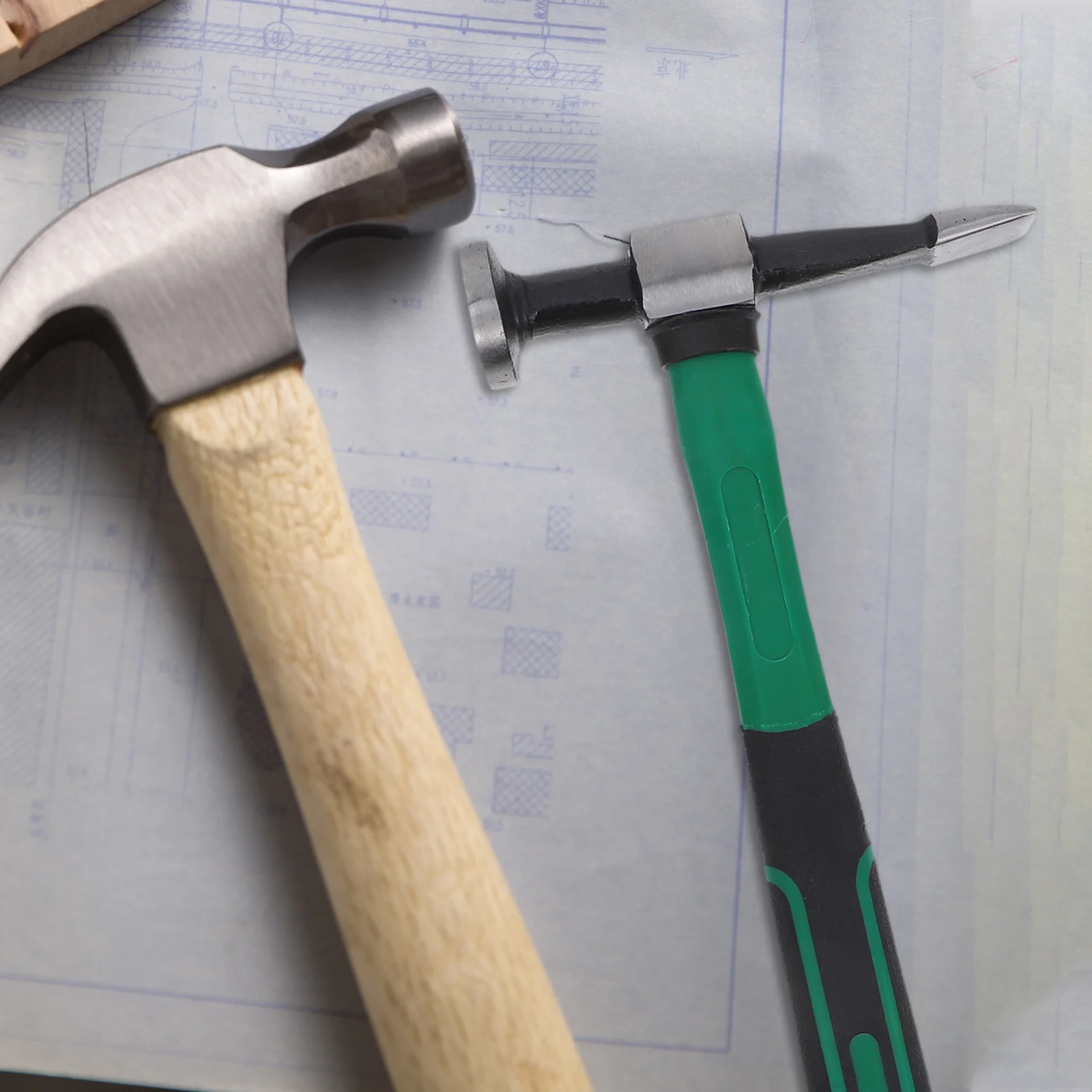 

Steel Auto Body Repair Hammer with Flat Head for Tight Spaces Heavy Duty Car Dent Removal Tool Bodywork Maintenance Equipment