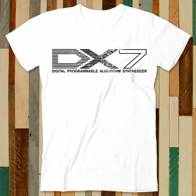 DX-7 Digital Programmable Algorithm Synthesizer Analog FM DX21 DX7 T Shirt Adult Unisex Men Women Retro Design Tee Top A4973