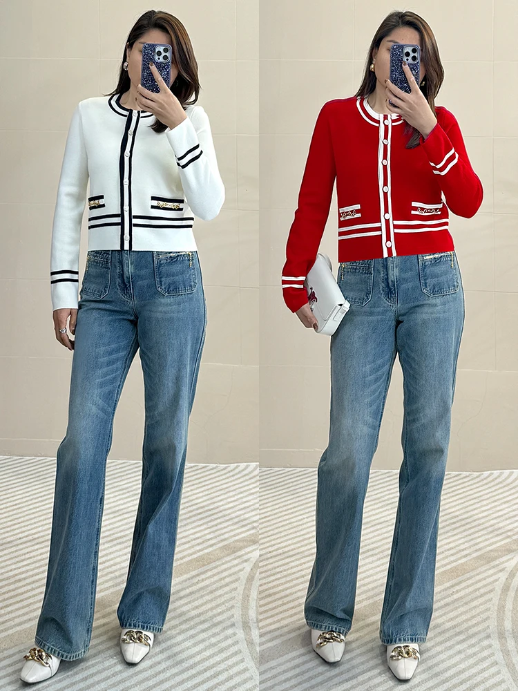 

Tangmi Home 00% мериносовая шерсть, ультратонкий высокопрочный, мягкий, приятный для кожи цветной блуз, открытый кардиган, вязаный свитер, женский модный...