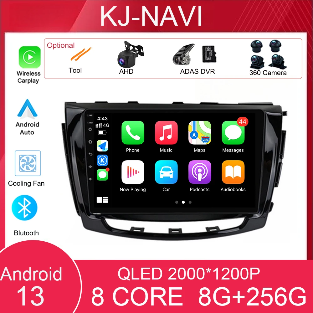 

Android 13 For Great Wall Haval H2 2014-2018 2 din Car Radio Display Autoradio Multimedia BT Player Navigation GPS Audio Q