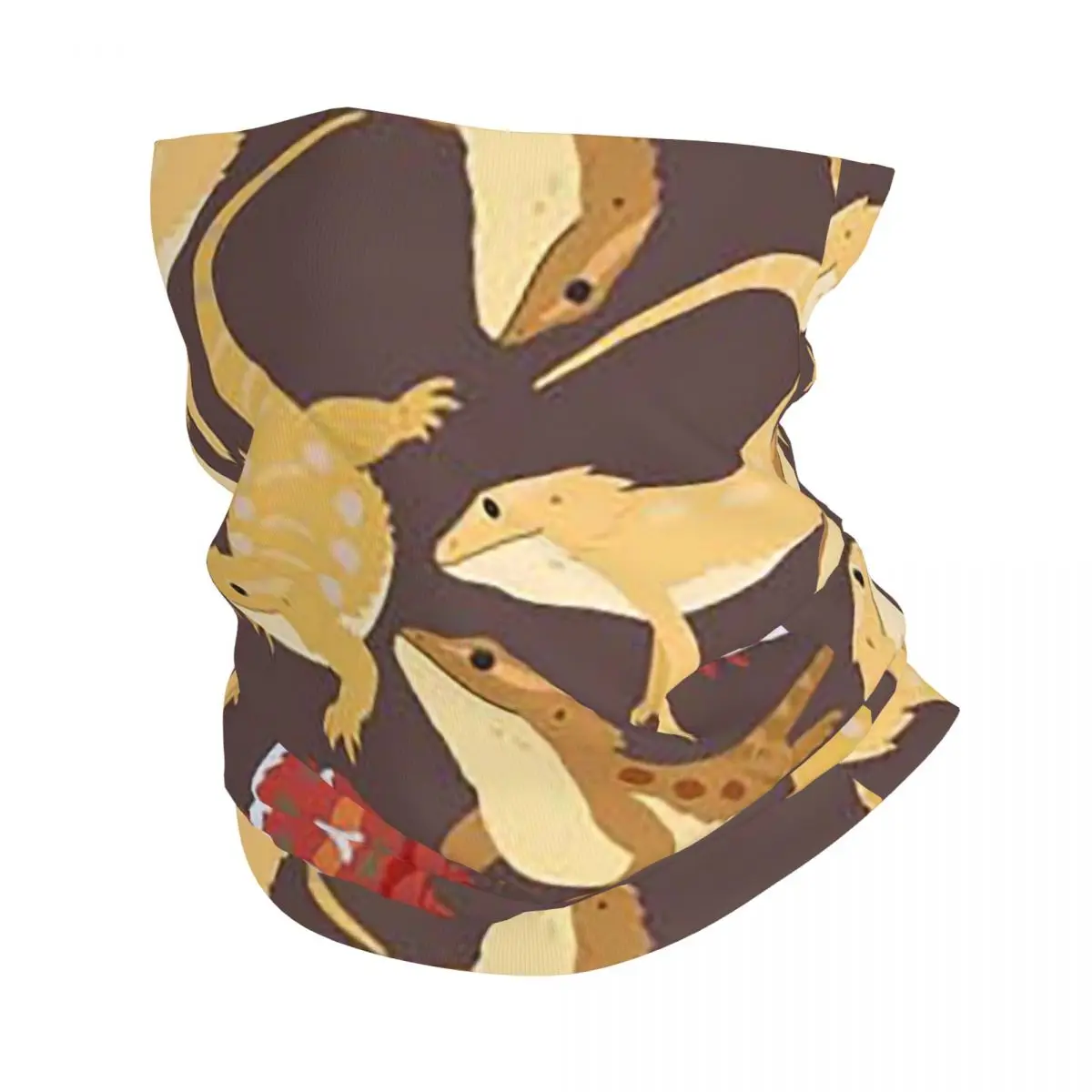 Bearded Dragons Bandana Neck Cover Printed Magic Scarf Multifunction Headwear Running For Men Women Adult Winter