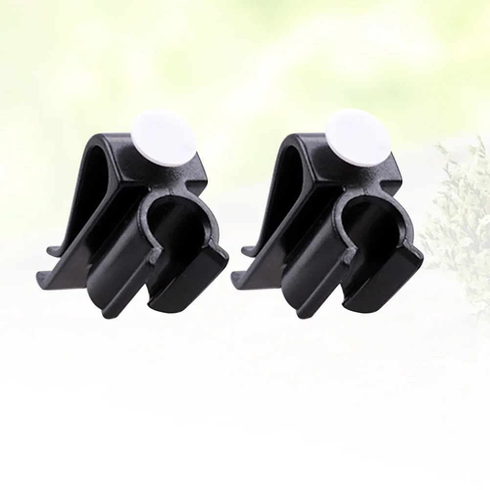 

2Pcs Golf Putter Clip Clamp Holder Ball Marker Black Secure Bag Clip Club Organizer Accessories Putter Clamp Pole Rack