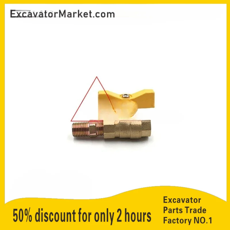 

For Excavator Adapted to Komatsu PC200, 210, 220, 240, 300, 350, 360 oil tank drain switch, drain valve