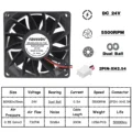 Bola de 24 V 5500 RPM