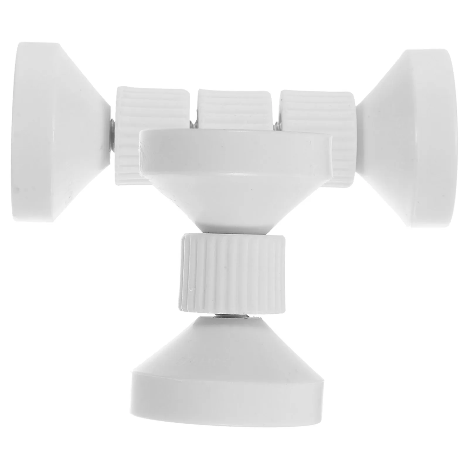 قطعتان من جهاز تثبيت السرير باللون الأبيض مع سدادة اللوح الأمامي ووسادة EVA وإطار سرير قابل للتعديل وأداة مضادة للاهتزاز #6