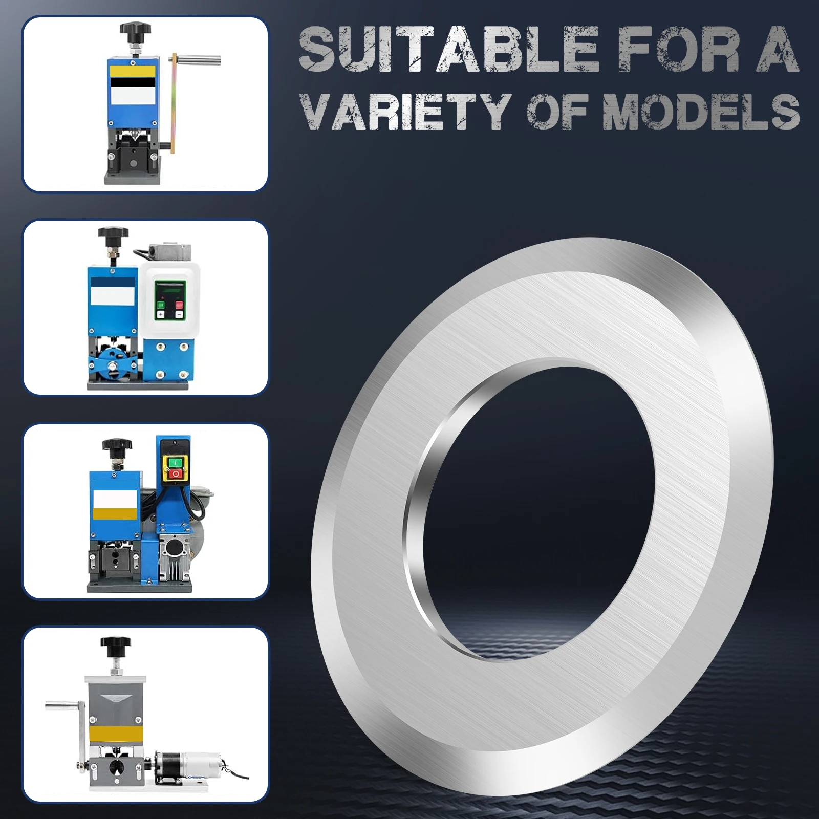 

High Speed Steel Wire Stripper Replacement Blades Precision Detachable Blades for Electric Hand Crank Stripping Machines