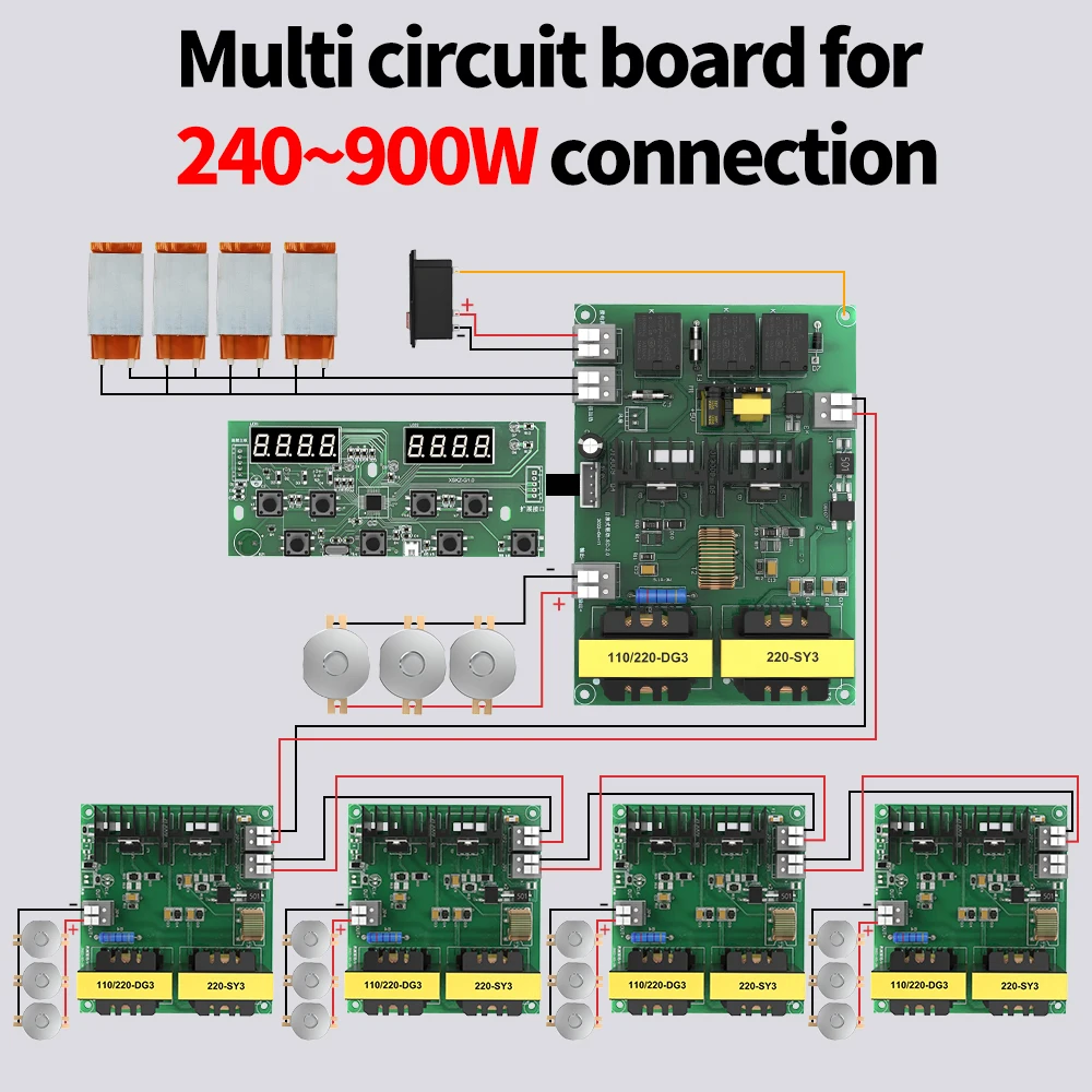 Granbo 60 ~ 900 W 40 KHz 110 V/220 V myjka ultradźwiękowa płyty napędowe zestaw przetworników DIY wanna do czyszczenia ultradźwiękowego