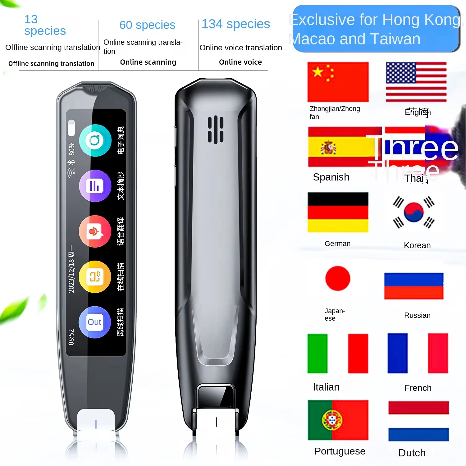 

Offline Translation Pen For Teacher Student Dictionary English Intelligent Scanning Point Reading Languages Translator X6