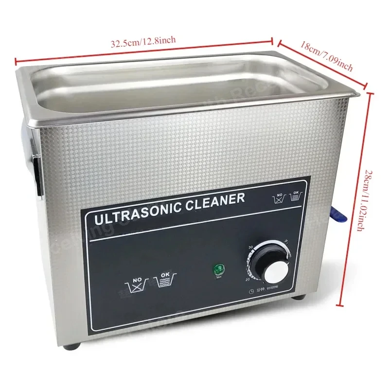 Small 6.5L Circuit Board Laboratory Medical Tools Oil Removal Rust  Waxl Ultrasonic Cleaning Machine