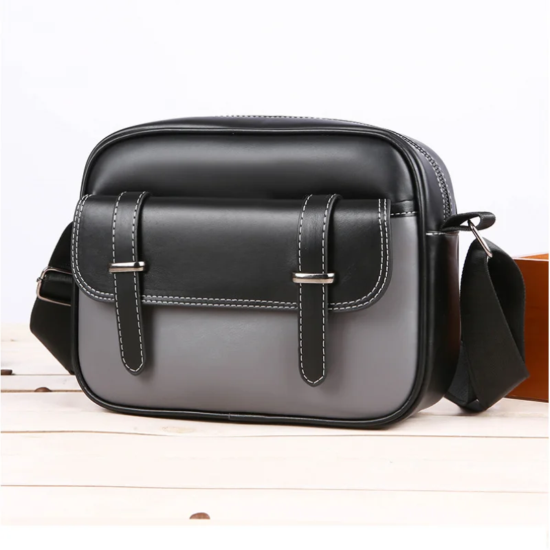 

Men's crossbody bag, small shoulder bag, fashionable and casual, multi pocket crossbody bag, lightweight city commuting bag