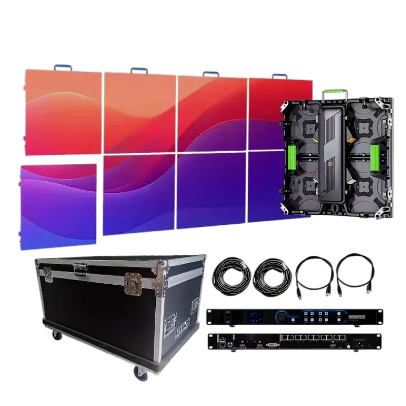 Outdoor P3P3.91LED screen stage LED video wall 500*500mmLED panel cabinet high brightness waterproof door-to-door delivery