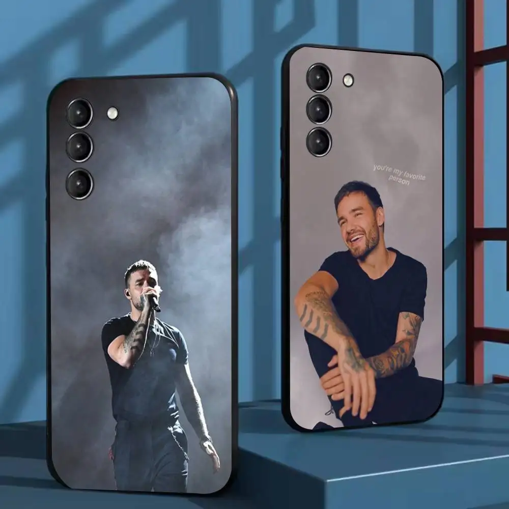

L-Liam Singer Payne Phone Case For Samsung Galaxy A73,72,51,53,52,71,22,5G,Note,J7,8,9 Soft Black Cover