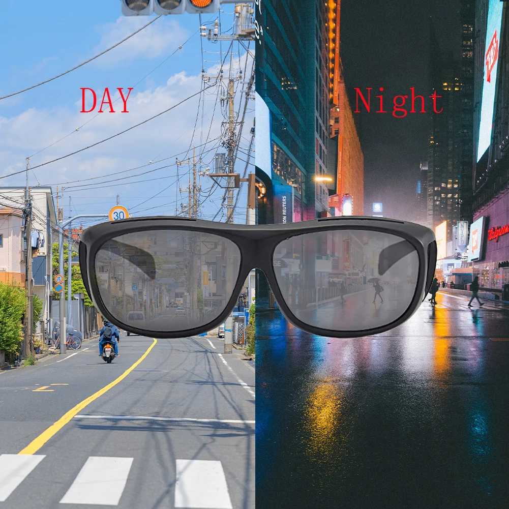 UV Protection Protective Gears Sunglasses Car Day Night-Vision Glasse Night Vision Drivers Goggles Anti Glare Motocross Goggles