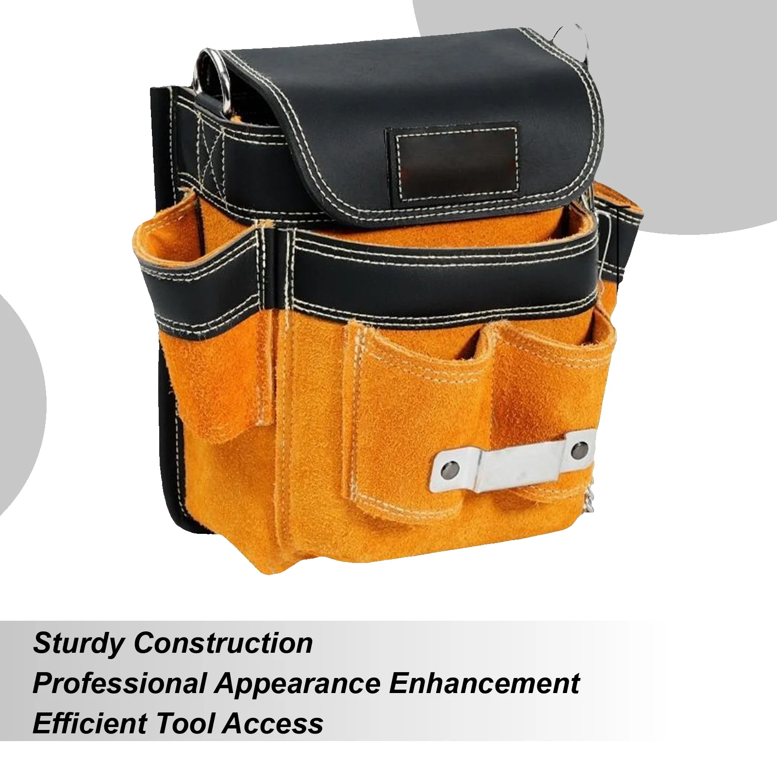 

Поясная сумка для инструментов, водонепроницаемый органайзер с несколькими карманами и плечевым ремнем, съемный ремень, держатель для инструментов для строительства, электрооборудования