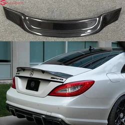 For Mercedes CLS Class W218 Spoiler Carbon Fiber Rear Trunk Spoiler Wing R Style 2011 2012 2013 2014 2015 2016