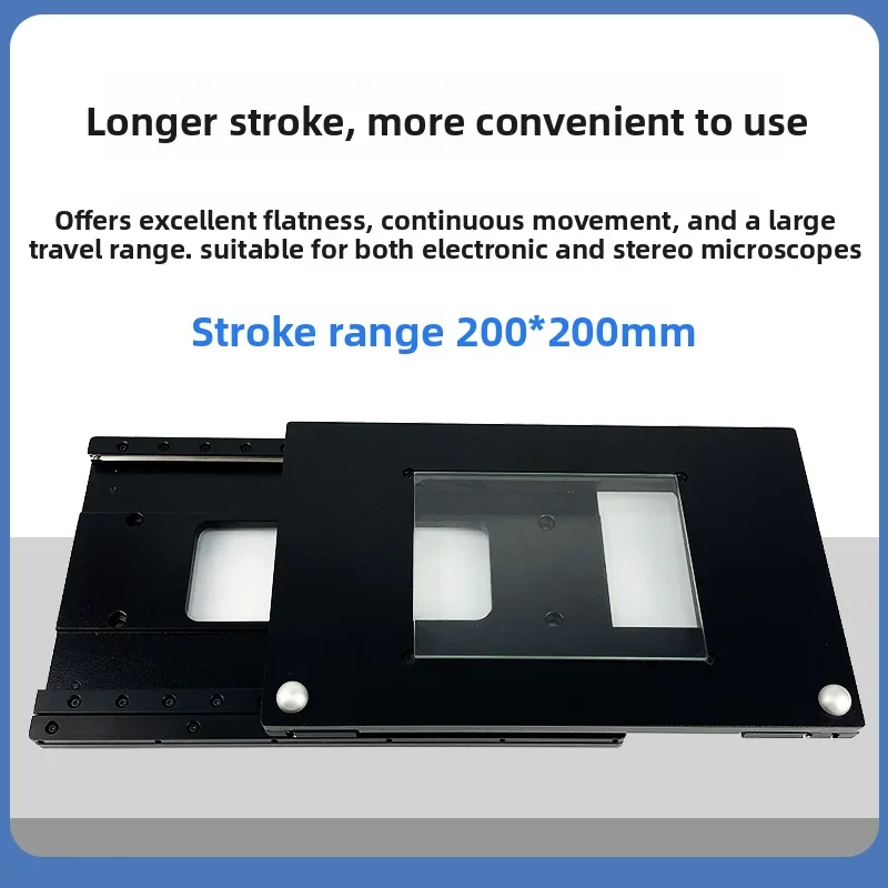 Large stroke XY axis moving platform G1010-B/G2020-B/G3025-J Large moving stage for trinocular electron microscope