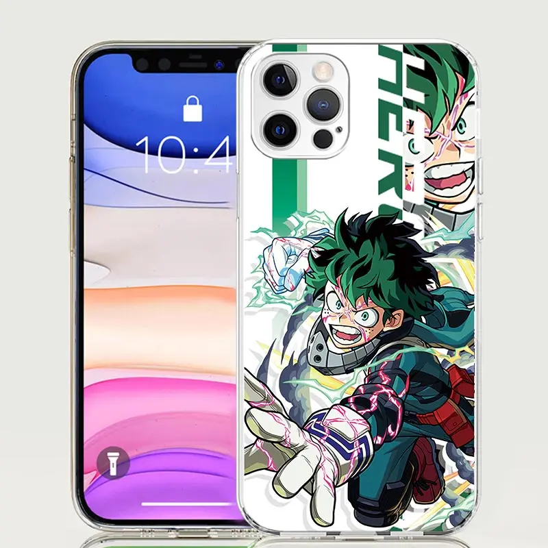 My Hero MHA Art Phone Case For iPhone 16 15 Plus 11 14 Pro Max 13 12 Mini XS X 7 8 + SE Pattern Customized Couqe Cover 11 12 13 image 3