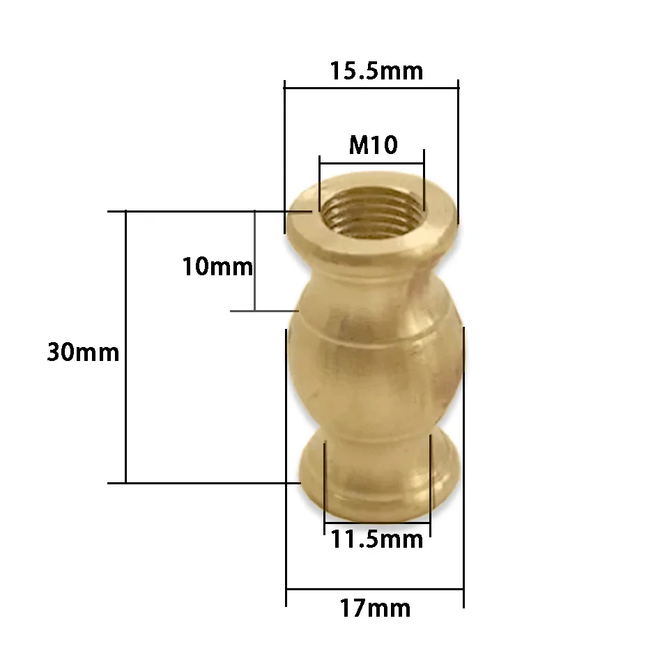الأسنان الداخلية M10 أنبوب النحاس النقي الصويا على شكل اتجاهين ثلاثي الاتجاه 10.5 مللي متر مشترك الخيزران على شكل موصل تركيبة إضاءة ملحقات #3