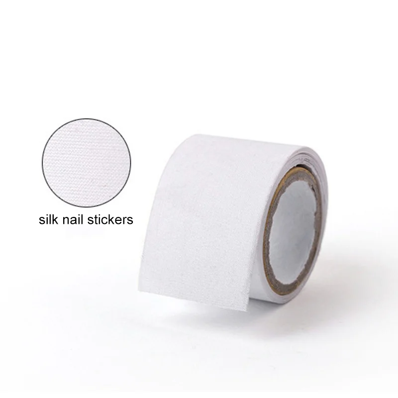 1 Roll Nail Repair Fiberglass Silk Wrap Self Adhesive Strong Protect Reinforce Extension White Sticker For Broken Manicure Tools image 6