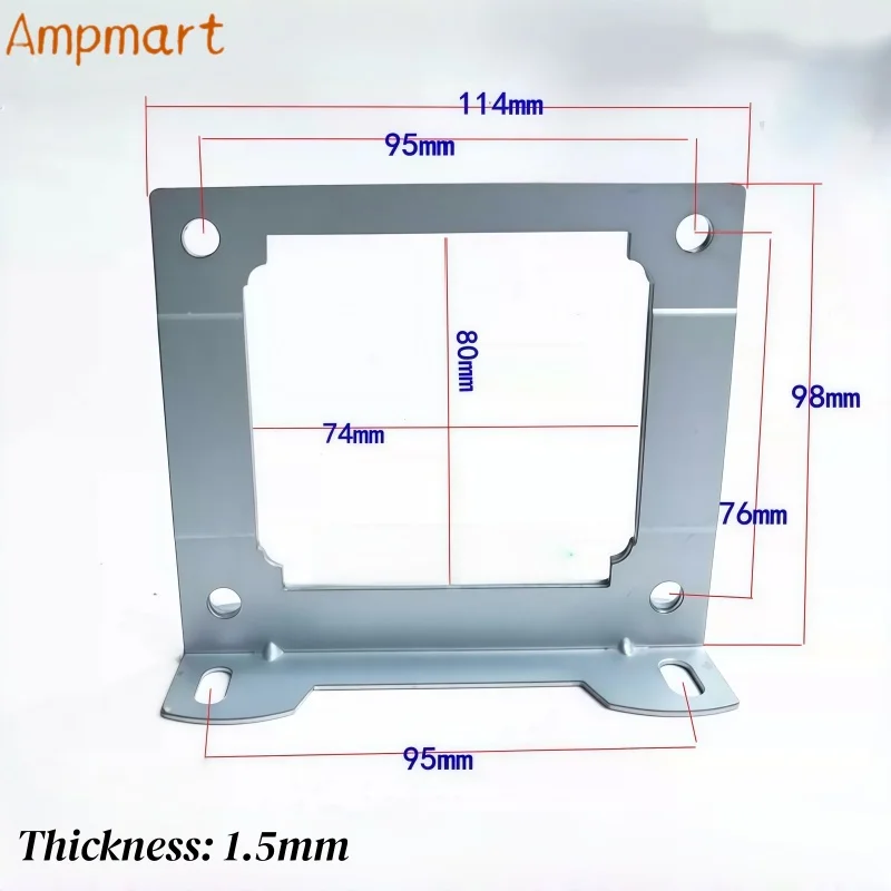 Ampmart Horizontale Rahmenhalterungen für Röhrenverstärker-Transformatoren der Serien 76, 86, 96, 105, 114 und 133, 2 Stück – Detail 5