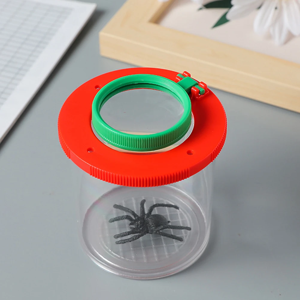

2pcs Observation Insect Kit Kids Science Exploration Magnifier Jar Outdoor Learning Container Design Magnifier Box for Students