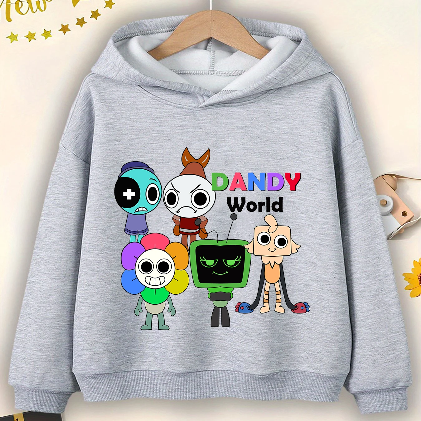 Dandy's World Hoodie Boys Casual Outerwear Children Clothing Baby Girls Autumn Long Sleeve Sweatshirts Kids Dandys World Clothes