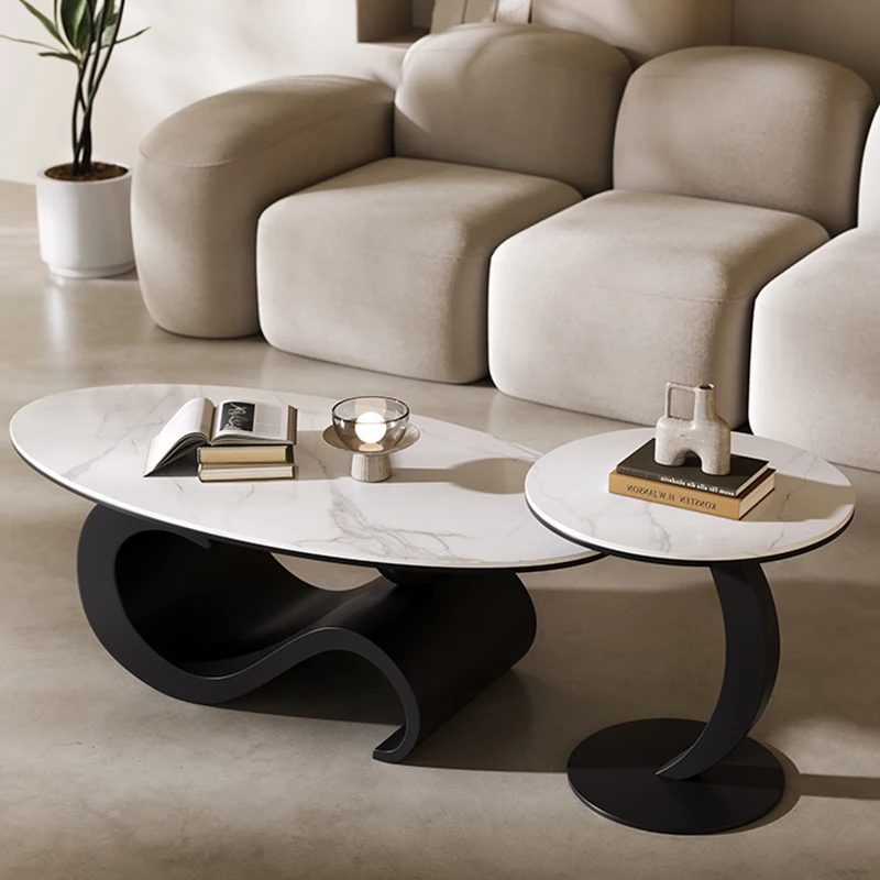 طاولة القهوة الأوروبية الأنيقة أسلوب بسيط تصميم شخصي طاولة جانبية بوهو الديكور Tisch Wohnzimmer أثاث غرفة المعيشة #5