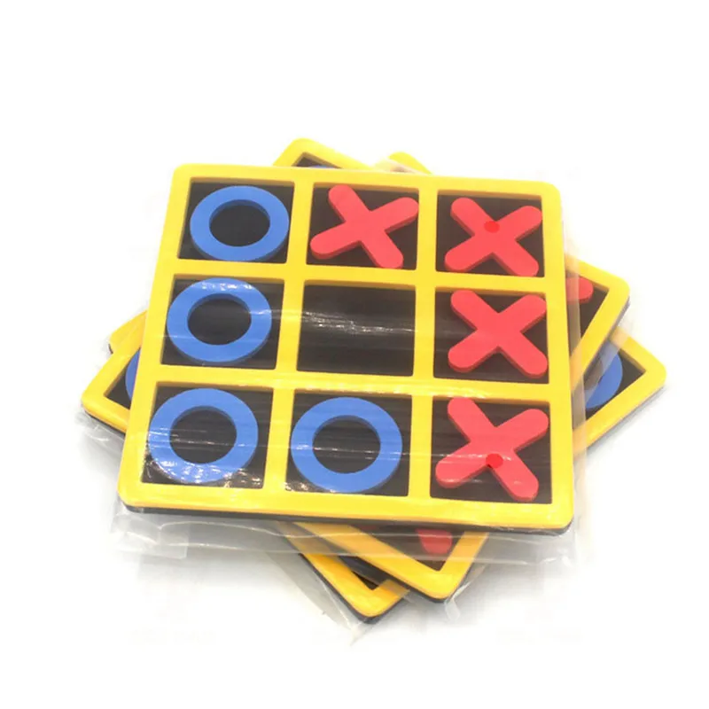 Игрушки Монтессори, шахматная игра OX Tic-tac-toe, головоломка для обучения мозгу, Обучающие Игрушки для раннего развития, детские подарки