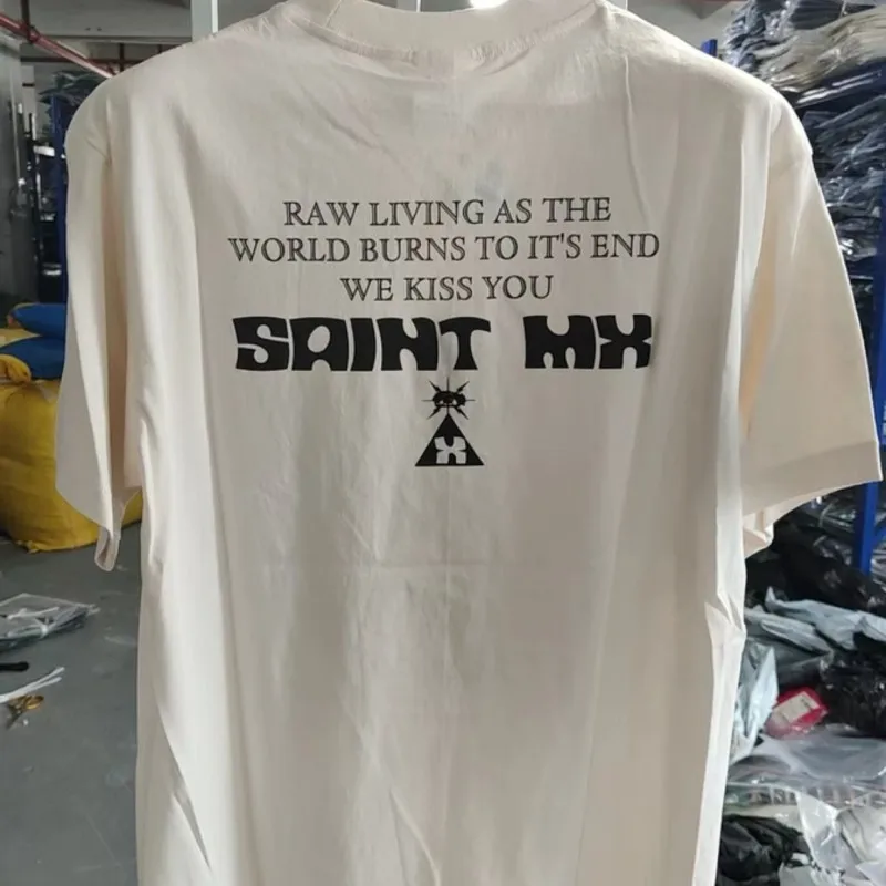 Bullseye Retro Short Sleeve Summer Saint Tshirt Casual Street Graffiti Eyes Round Neck Tees Women Loose Street Outfit Men Tops